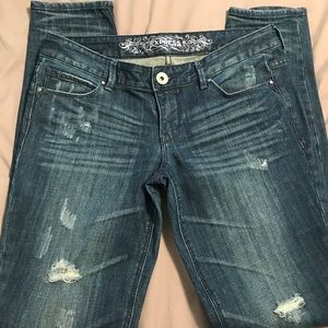 Express Ultra Skinny Stella Low Rise Jeans